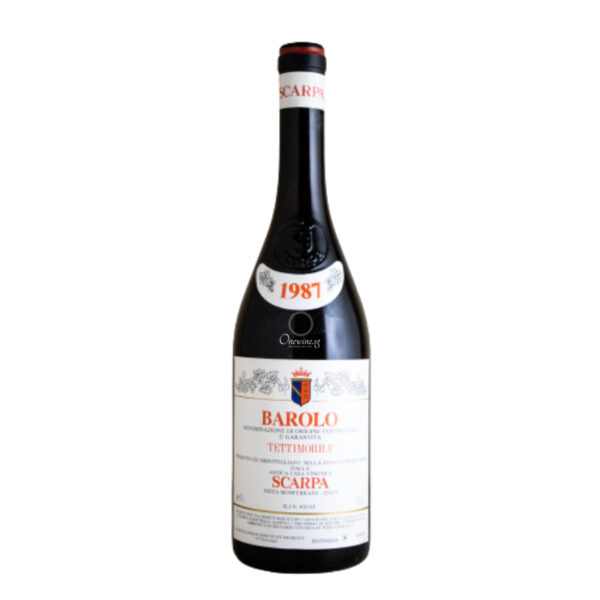 Scarpa Barolo Tettimorra 1987